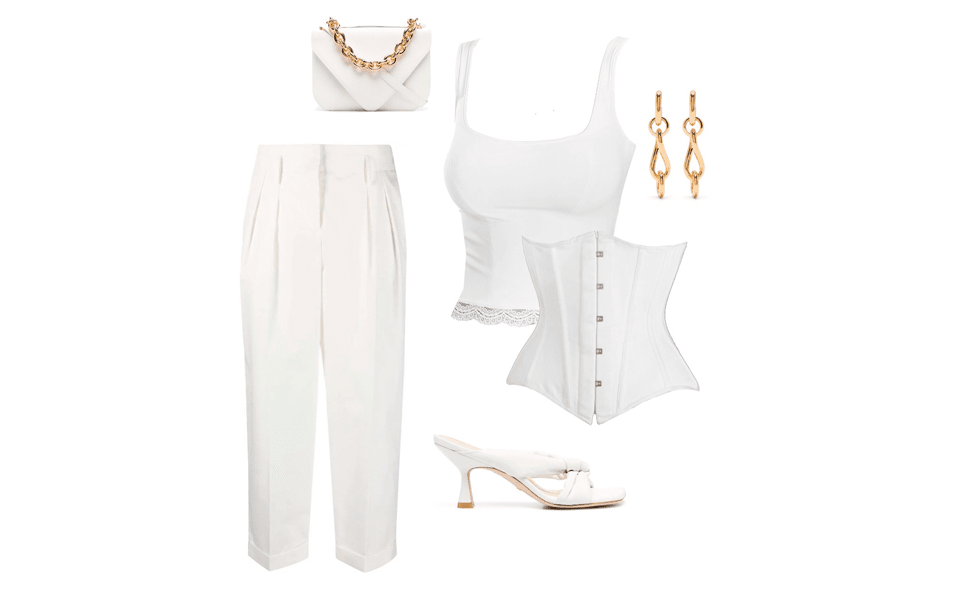 Regata na tendência de moda all-white